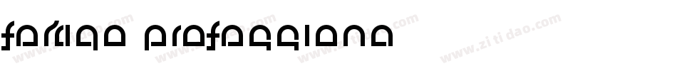 Fertigo Professiona字体转换